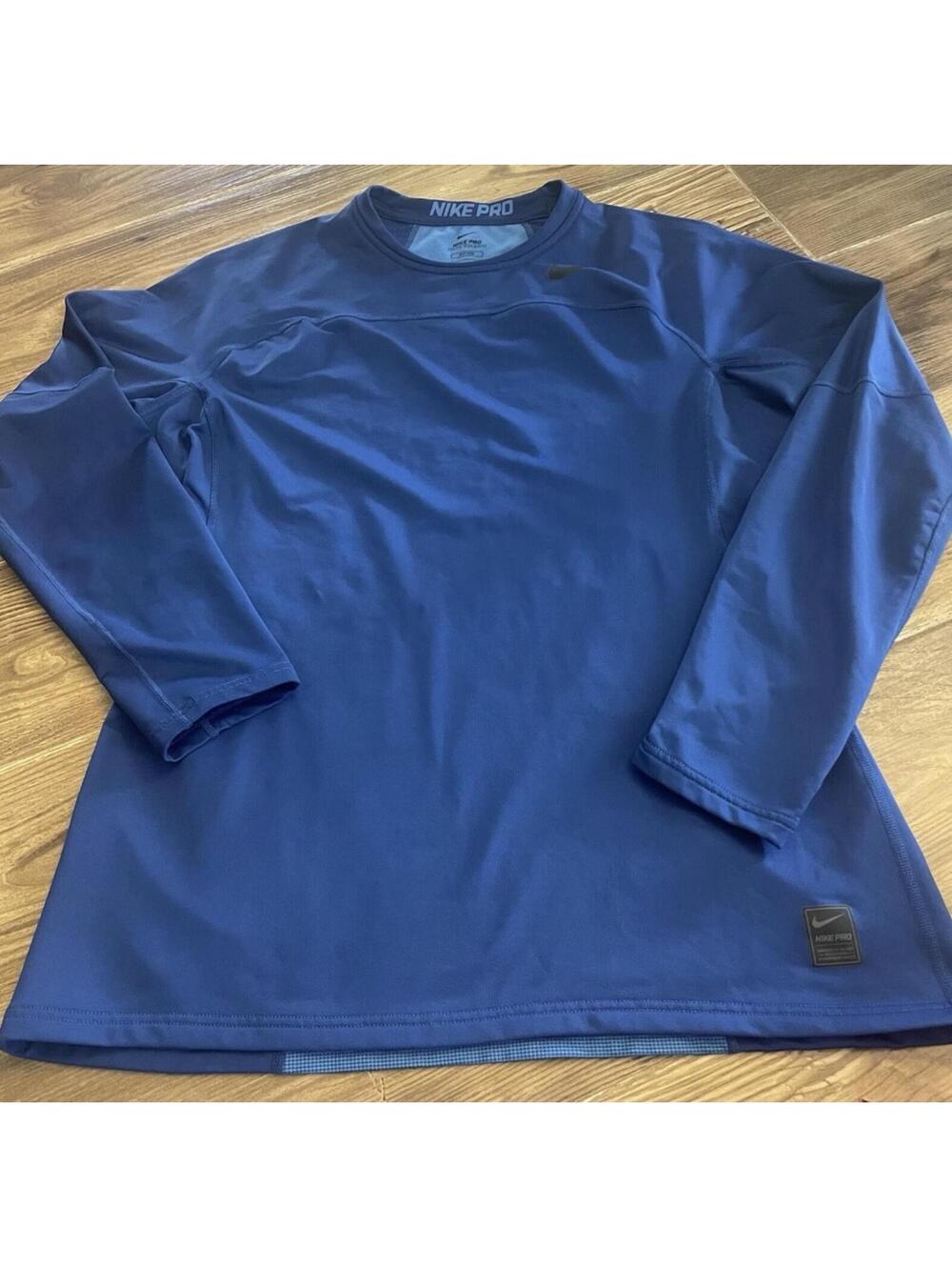 Nike Pro Hyperwarm Long Sleeve Fitted Shirt Men’s Size Large